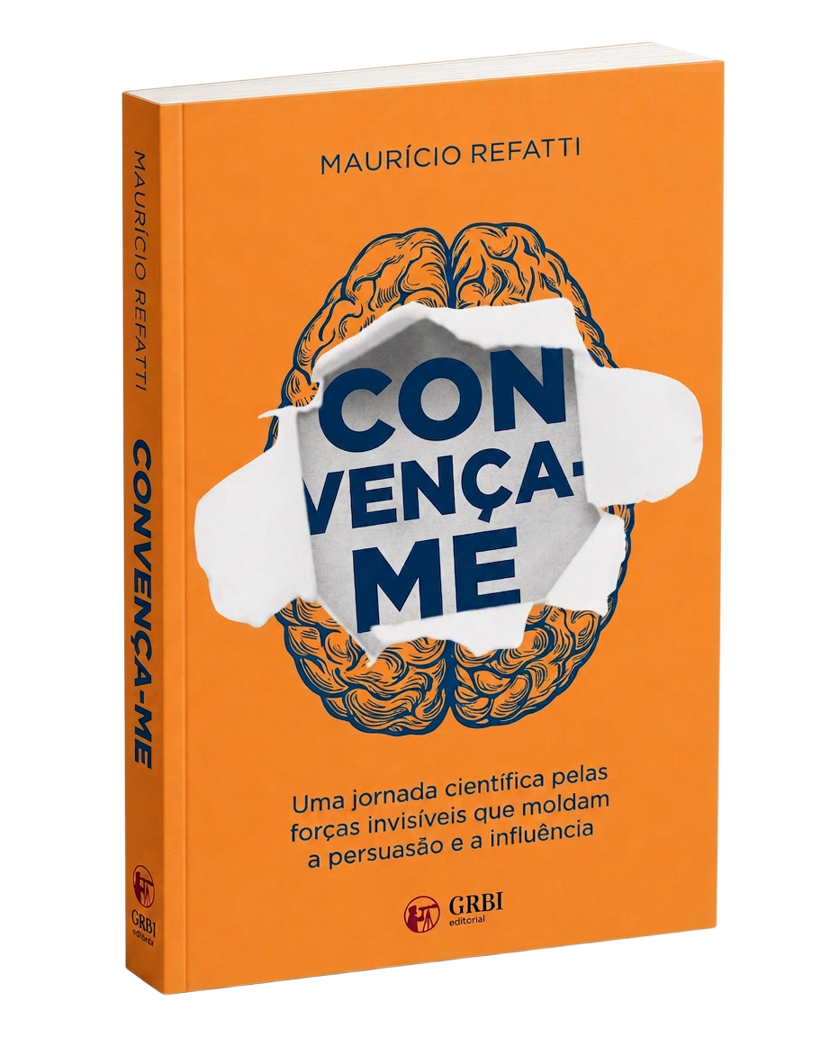 Capa do livro Convença-me, de Maurício Refatti